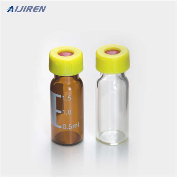 China Different Shape borosil 2ml screw vials with patch supplier